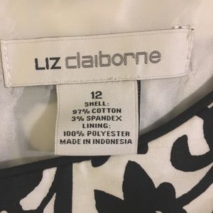 LC DRESS NWT B&W w/turquoise